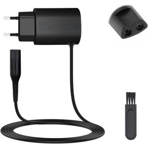 Chenquansarl-12v 0.4a Chargeur Pour Braun Rasoir Électrique Série 9 7 5 3 1 9-725 9-890 9-105 5541 9467cc 51-B1820s 71-S7200cc 190s-1, Câble De Charge Pour Braun Tondeuse Remplacement Cordon D'alimen - Neuf