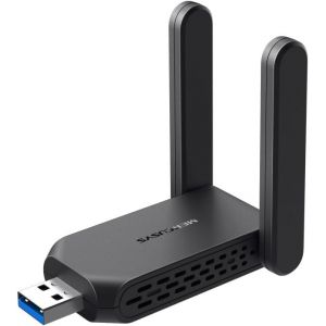 MA32H TP-Link AC1300 Dongle WiFi sans Fil &agrave; Gain &eacute;lev&eacute;, Adaptateur WiFi Double Bande USB 3.0 pour PC, d&eacute;bit augment&eacute; avec MU-MIMO, WPA3 Haute s&eacute;curit&eacute;, antennes &agrave; Gain &eacute;lev&eacute;, Plug and Play - Neuf