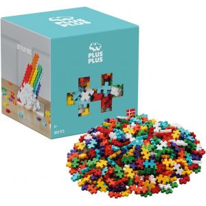 600 Briques de Construction Multicolores, Couleurs Arc-en-Ciel Jeu de Construction pour Enfant D&egrave;s 5 Ans Jouet &Eacute;ducatif et Ludique pour Fille et Gar&ccedil;on PP3976 - Neuf