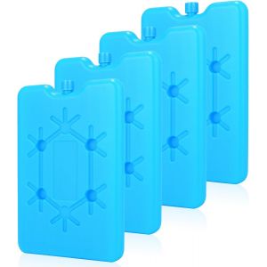 ERYI-200Ml Bloc Glace Pour Sac Isotherme, Pain De Glace Pour Sac Isotherme, Blocs Réfrigérants Pour Sac Isotherme, Réutilisable, Pour Voyage Et Camping, Garder Nourriture Fraîche - Neuf
