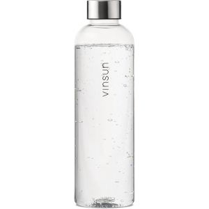 Gourde 650ml Transparente- ,Étanche,Convient Aux Boissons Gazeuses,Sans Bpa,Tritan-Bouteille D'eau Pour Sport,Vélo,Travail - Neuf