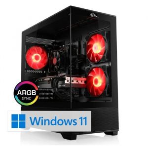 PC Gaming - CSL Computer - M12270H - AMD Ryzen 7 8700F - 32 Go RAM - 2 To SSD - Radeon RX 9070 XT - Neuf