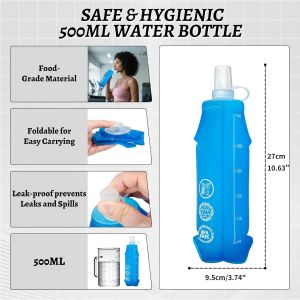 Subzonal-Zounich Gilet D'hydratation De Course &Agrave; Pied Pour Femmes Et Hommes, Gilet Running Avec Bouteille D'eau De 500ml, L&eacute;ger Et R&eacute;fl&eacute;chissant Gilet De Course Pour Cyclisme, Randonn&eacute;e, Running - Neuf