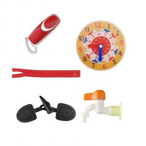 Tableau D'activit&eacute;s Sensorielles Diy, Jouets, Tableau D'activit&eacute;s Pour Enseigner Les Comp&eacute;tences De Base, Style De Simulation A - Neuf