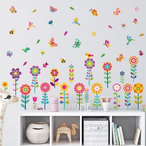 (F)Stickers muraux Stickers muraux Chambre d'enfants Garderie Salon Stickers muraux adhésifs pour la maison - Neuf