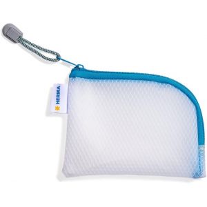 A7 Document Wallet With Zipper,Mini Waterproof Zipper Pocket Plastic Document Holder With Zipper,Semi-Transparent 5.5 X 3.9 Inches,Blue - Neuf