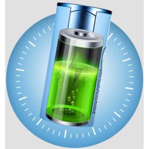 Pompe à eau électrique avec écran LED, écran numérique en plastique, pliable, sans fil, 1800 mAh, bleu. - Neuf