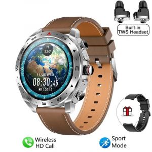 Montre Connect&eacute;e Tws 2 En 1, &Eacute;couteurs Bluetooth, Qualit&eacute; Sonore Hifi 9d, Appel Bluetooth Pour Hommes Et Femmes, Nouvelle Collection 2024 - Neuf