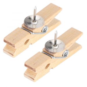 100 Pièces De Pinces En Bois Mini Décoration Murale Pour Photo De Maison Pince - Neuf