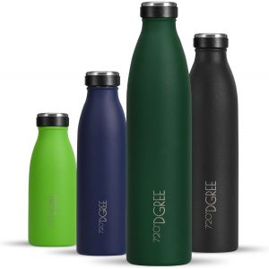 Gourde Acier Inoxydable Milkybottle &iquest; 350ml, Vert | Bouteille Isotherme D'eau | Rev&ecirc;tement Durable Parfaite Pour Enfants, Sport, L'ecole | Isol&eacute;e Qualit&eacute; Sup&eacute;rieure - Neuf