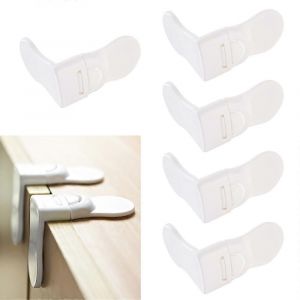 5-Piece Baby Safety Cabinet Drawer Lock, Child Protection Safety Lock Suitable For Drawer Doors And Cabinets - Neuf