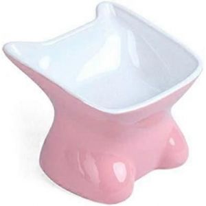 Nouveau Produit,Bol De Nourriture Pour Chat Surélevé,Bol Pour Chaton Incliné Surélevé,Bol De Plat Pour Chat,Alimentation Pour Animaux De Compagnie Pour Chat En Céramique - Neuf