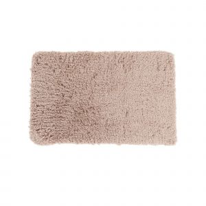 Tapis De Bain Uni Moelleux Microfibre - Blancheporte - Couleur Beige - Taille Tapis de bain : 60x100cm