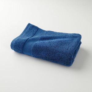 Collection serviettes de bain unies 540g/m2 confort luxe  - Drap De Douche : 68x132cm - Bleu - Colombine - Taille Drap de douche : 68x132cm