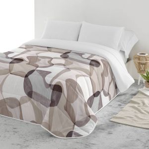 Couette Microfibre Imprimé Camouflage 200 G/m² - Blancheporte - Couleur Beige - Taille Taille Unique