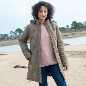 Parka Matelassée Microfibre - Blancheporte - Couleur Beige - Taille 48