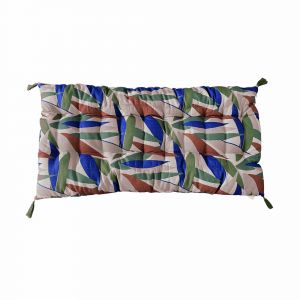 Coussin De Sol Imprimé Graphique - Blancheporte - Couleur Multicolore - Taille Long coussin : 60x120x6cm