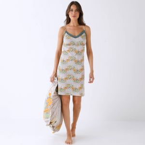 Nuisette Imprim&eacute;e ''jungle'' Mada - Blancheporte - Couleur Nuisette - Taille 42/44