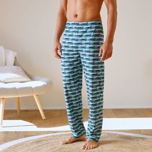 Pantalon Pyjama Coton Imprim&eacute; - Blancheporte - Couleur Pyjama - Taille 2XL/60/62
