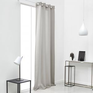 Rideau Oeillets Uni - Blancheporte - Couleur Rideau - Taille Rideau : largeur 140 x hauteur 240cm
