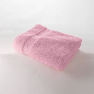 Collection serviettes de bain unies 540g/m2 confort luxe  - Drap De Douche : 68x132cm - Rose - Colombine - Taille Drap de douche : 68x132cm
