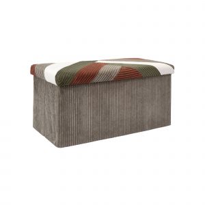 Banc-coffre Pliable Patchwork - Blancheporte - Taille Taille Unique
