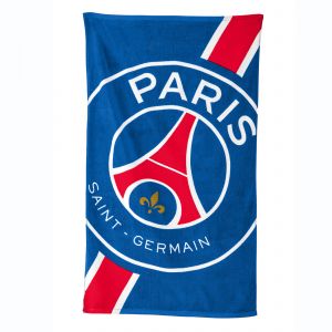 Drap De Bain Enfant Psg®, Éponge Et Velours Coton - 320g/m2 - PSG - Couleur Bleu - Taille Taille Unique