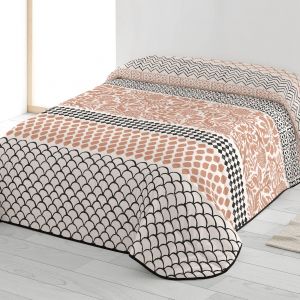 Couette Microfibre Imprimé Tribal 200 G/m² - Blancheporte - Couleur Orange - Taille Taille Unique
