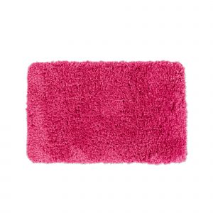 Tapis De Bain Uni Moelleux Microfibre - Blancheporte - Couleur Rose - Taille Contour : 50x40cm