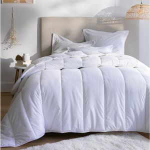 Couette naturelle Tencel® et coton 500g/m² - Couette 2 Personnesonnes : 240x260 Cm - Blanc - Abeil - Couleur Blanc - Taille Couette 2 personnes : 240x260 cm