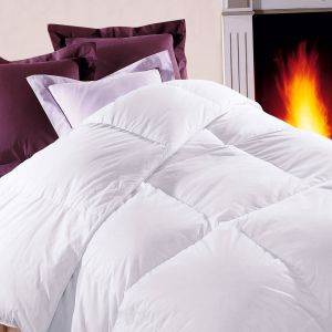 Couette duvet oie blanche luxe chambre fraîche - Couette 2 Personnesonnes : 220x240cm - Blanc - Dodo - Couleur Blanc - Taille Couette 2 personnes : 220x240cm