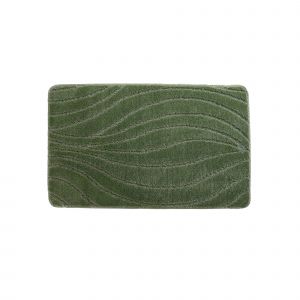 Tapis De Bain Rivière - Blancheporte - Couleur Vert - Taille Contour : 50x40cm