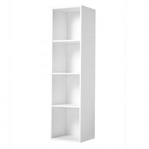 Meuble Colonne Origame - 4 Cases - Blancheporte - Couleur Meuble &agrave; cases - Taille Taille Unique