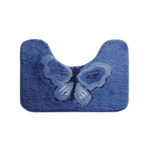 Tapis De Bain Fantaisie Papillons - Blancheporte - Taille Tapis de bain : 50x80cm