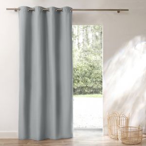 Rideau Isolant Uni Envers Polaire Finition Oeillets - Blancheporte - Couleur Rideau - Taille Rideau : largeur 140 x hauteur 240cm