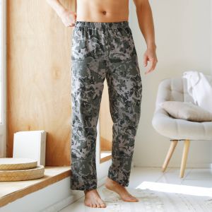 Pantalon Pyjama Coton Imprim&eacute; - Blancheporte - Couleur Pyjama - Taille 2XL/60/62