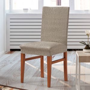Housse Chaise ''beta'' - Blancheporte - Couleur Taupe - Taille Taille Unique