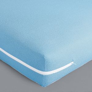 Housse De Matelas Ultra Extensible 25 Cm Sanitized® - Blancheporte - Couleur Bleu - Taille Protège matelas 2 personnes : 140x190cm
