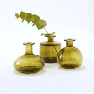 Soliflore En Verre - Lot De 3 - Blancheporte - Couleur Vase - Taille Taille Unique