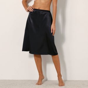 Jupon Effet Lissant Et Antistatique - Long 60 Cm - Blancheporte - Couleur Noir - Taille 34/36