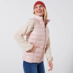 Doudoune D&eacute;perlante Col Montant, Sans Manches - Blancheporte - Couleur Doudoune - Taille Taille Unique