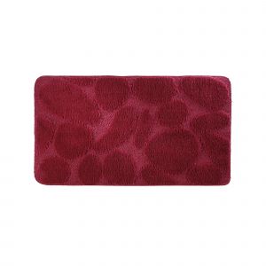 Tapis De Bain Motif Galets - Blancheporte - Couleur Violet - Taille Contour : 50x40cm