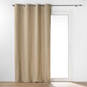 Rideau En Bouclette Unie - Blancheporte - Couleur Rideau - Taille Rideau : largeur 140 x hauteur 240cm
