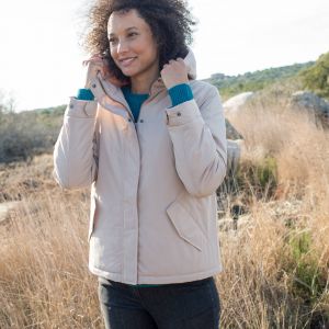 Parka Imperméable Zippée, À Capuche - Blancheporte - Couleur Beige - Taille Taille Unique