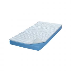 Surmatelas Multisoutien Latex 5 Zones - Blancheporte - Couleur Blanc - Taille Surmatelas 1 personne : 80x190cm