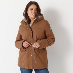 Parka Déperlante Doublée Maille Polaire - Blancheporte - Couleur Marron - Taille 48