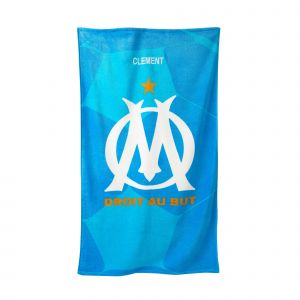 Drap De Bain Enfant Om® Personnalisable, Éponge Et Velours Coton - 320g/m2 - OM - Couleur Bleu - Taille Taille Unique