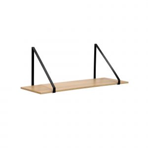 Etag&egrave;re Style Industriel M&eacute;tal Et Bois - L 80 Cm - Blancheporte - Taille Unit&eacute;