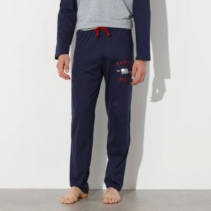 Pantalon De Pyjama Bleu Marine Imprim&eacute; Plac&eacute; - Blancheporte - Couleur Pyjama - Taille 4XL