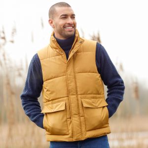 Doudoune Sans Manches Zipp&eacute;e Et Matelass&eacute;e - Blancheporte - Couleur Doudoune - Taille 4XL